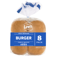 A Picture of a 8 Pack of Buns