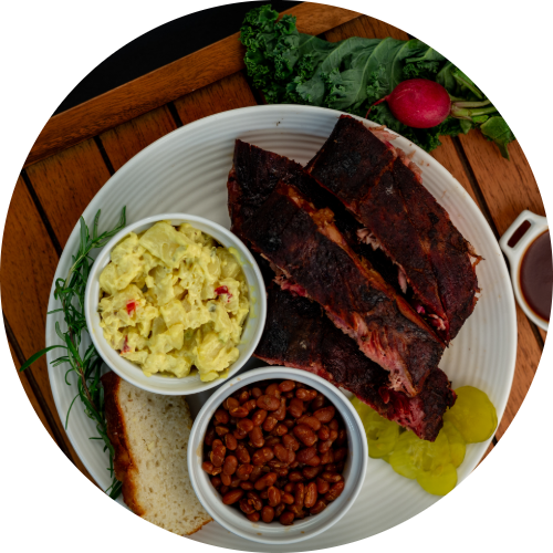 A Picture of a Friday Rib Plate
