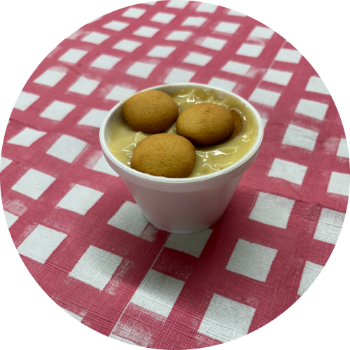 A Picture of a Banana Pudding