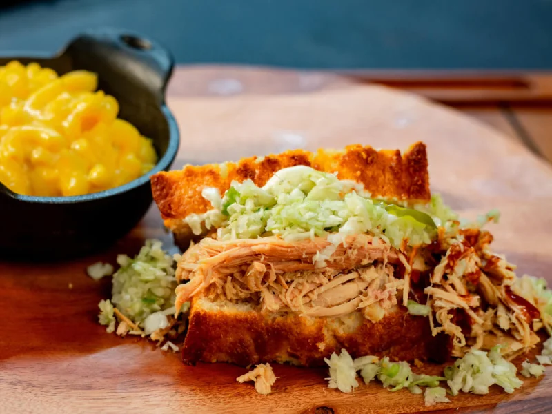 Sandwich on Cornbread